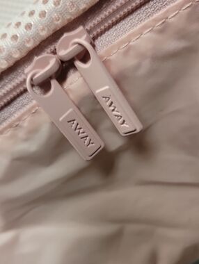 2 Away blush pink zipper pull Packables